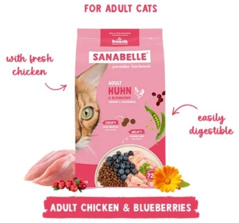 Sanabelle Adult Huhn z kurczakiem 8kg
