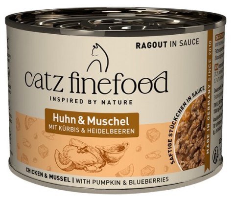 Catz Finefood Ragout N.613 Kurczak i Omułek puszka 190g