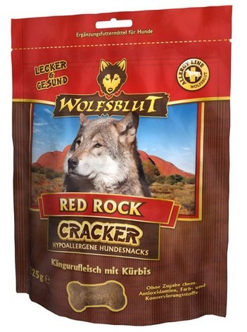 Wolfsblut Dog Cracker Red Rock - kangur i dynia 225g