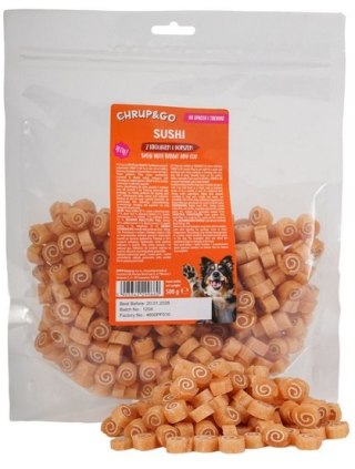 Chrup&Go Przysmak dla psa Sushi królik & dorsz 500g