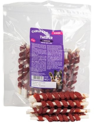 Chrup&Go Przysmak dla psa Twister z jagnięciną 500g