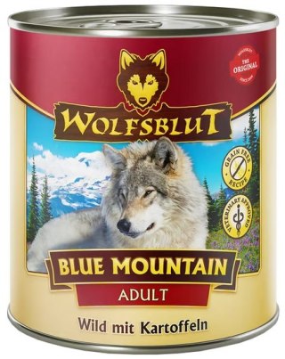 Wolfsblut Dog Blue Mountain Adult - dziczyzna i ziemniaki puszka 800g