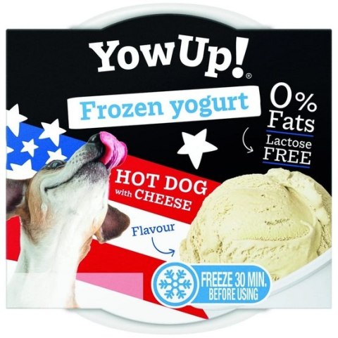 Yow Up! Frozen Yogurt Hot Dog with Cheese - jogurt do mrożenia hot dog z serem 110g